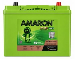 Amaron GO 95D26R 65Ah 12V Car Battery – 48 Months Warranty Hover Image