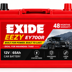 Exide EEZY EGRID 700R (65AH) Mahindra Thar Battery